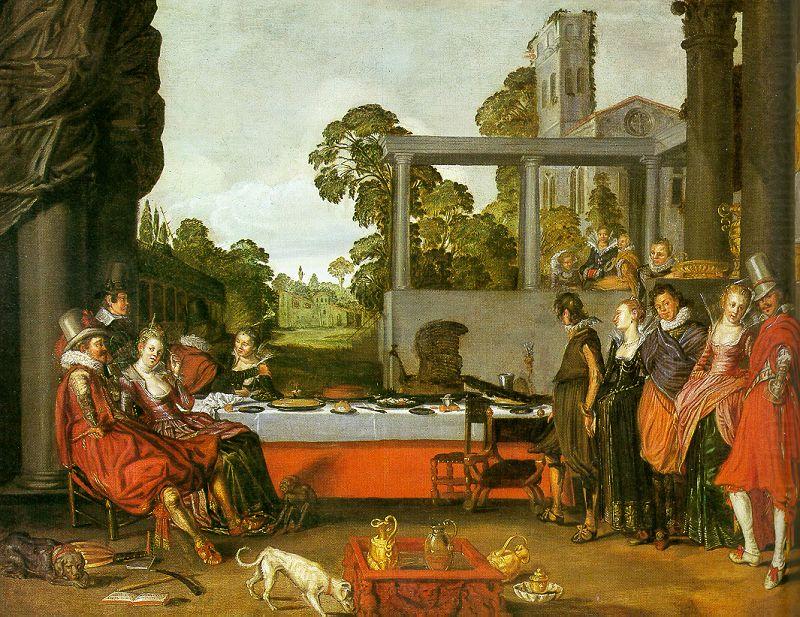 Willem Buytewech Merry Company in the Open Air china oil painting image